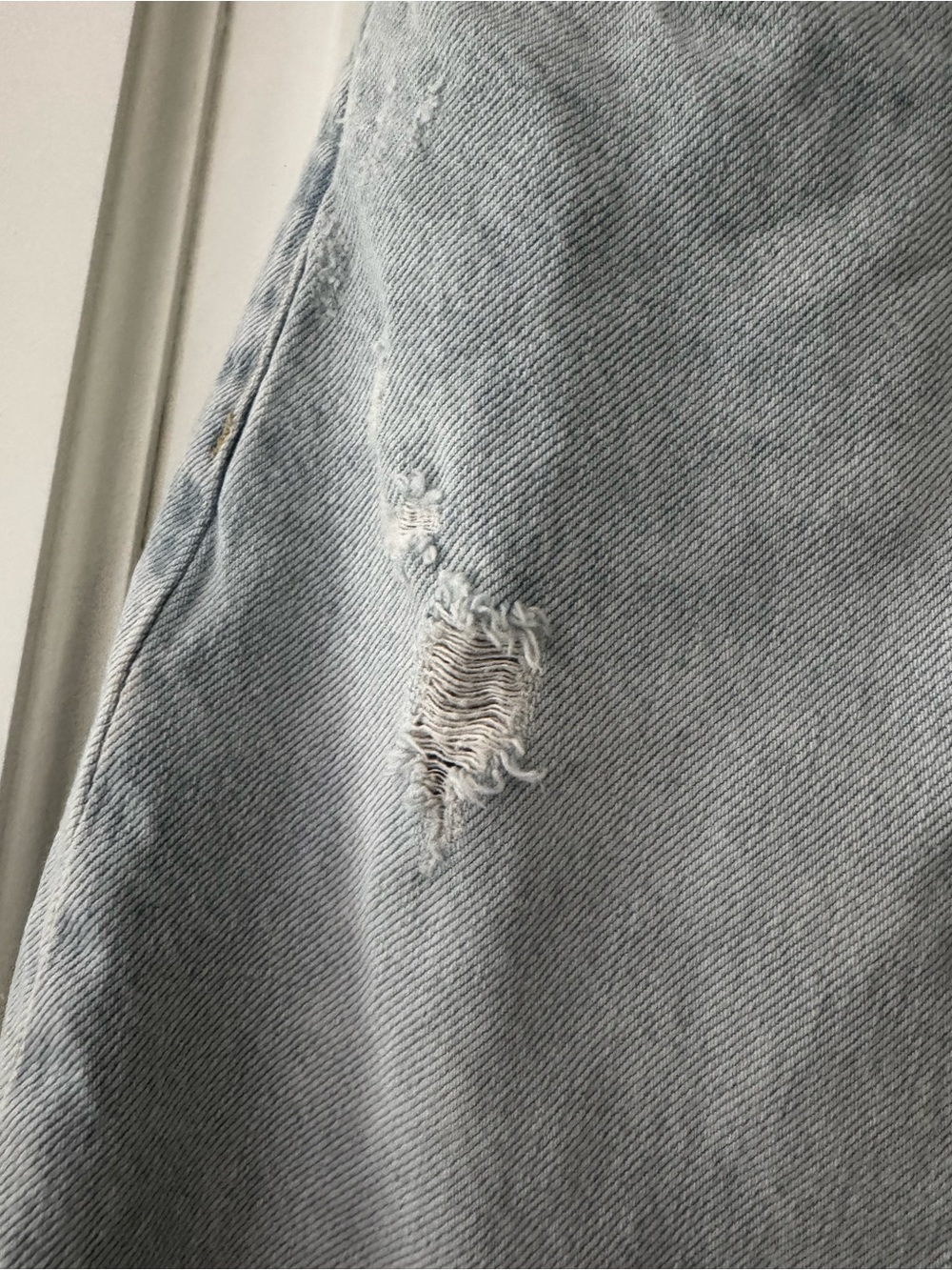 Mid Rise Crop Denim Jorts - Picture 7 of 9